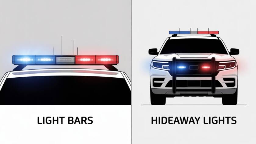 Light Bars vs Hideaway Lights
