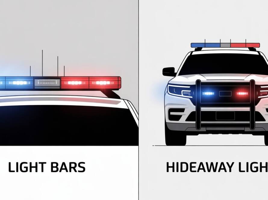 Light Bars vs Hideaway Lights
