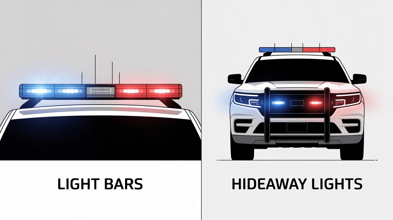 Light Bars vs Hideaway Lights