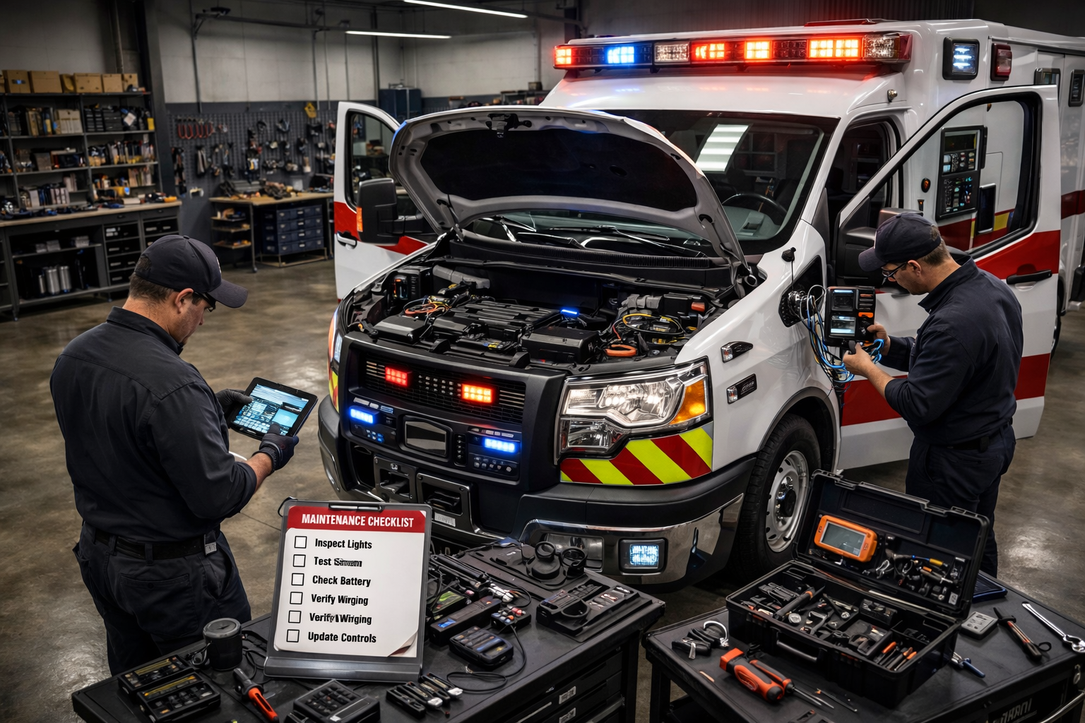 Maintenance Tips for Upfitted Vehicles: Keep Everything Mission Ready