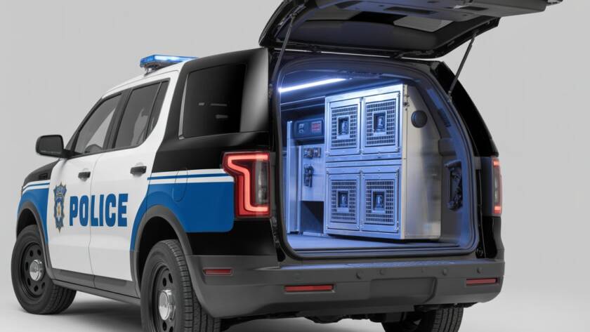 Proper Climate-Controlled K9 Transport Build by OCM upfitting