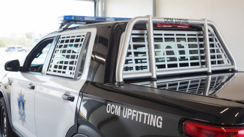 Window Guard aluminium Material for Patrol K9 Vehicles