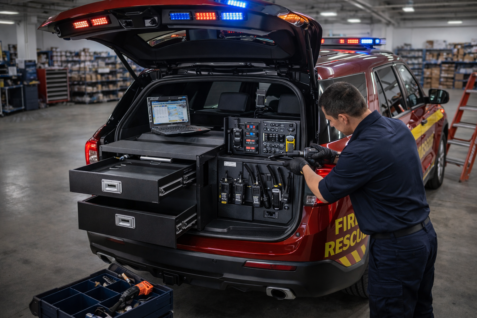 Rear Command Module Design For Fire Rescue Loadouts | OCM Upfitting