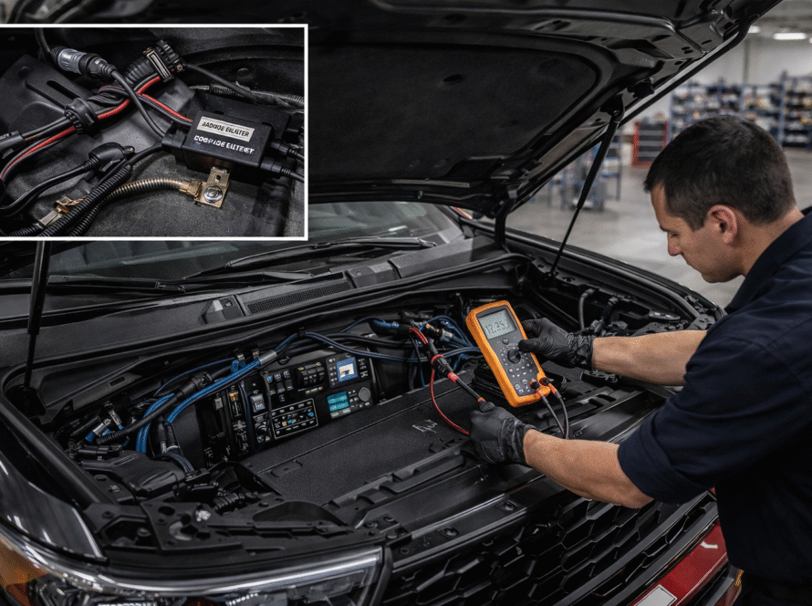 Radio Interference Prevention for Fleet Vehicles