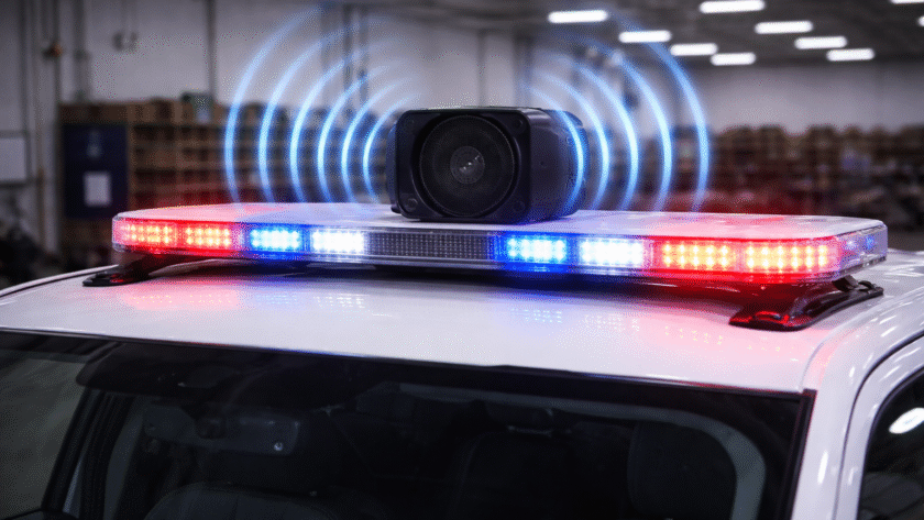 Sirens with Light Bars for Faster Driver Response