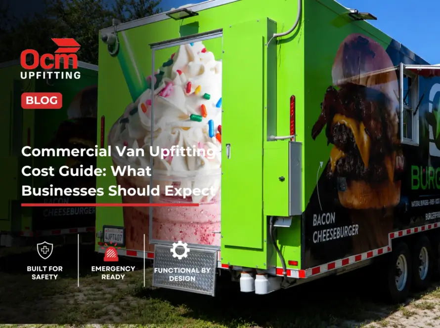 Commercial food trailers for a mobile fleet parked outdoors, showcasing professionally maintained concession vehicles that support reliable fleet operations and preventive maintenance.